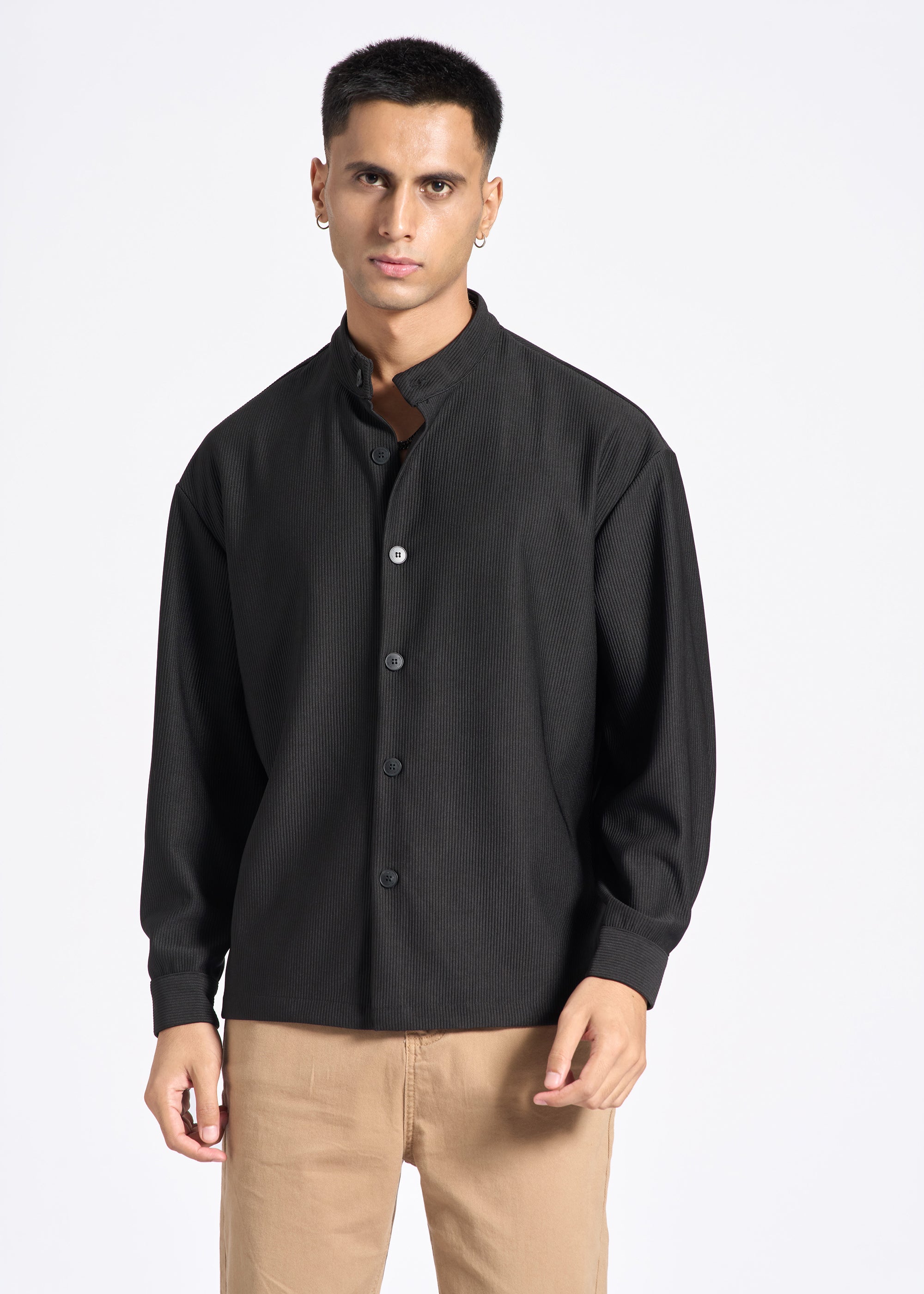 Full-Sleeve Corduroy Shirt