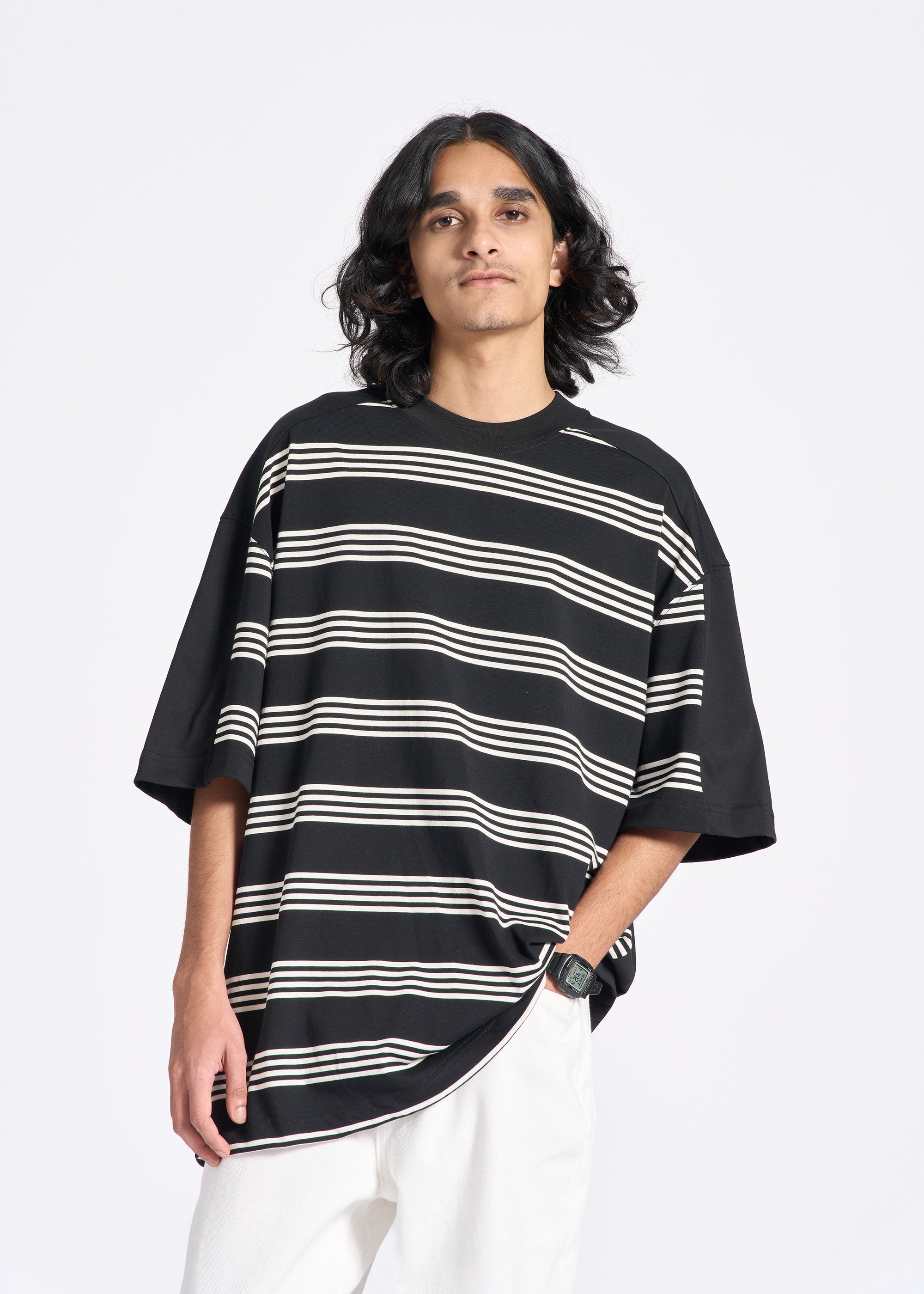 Half-Sleeve T-Shirt Stripe